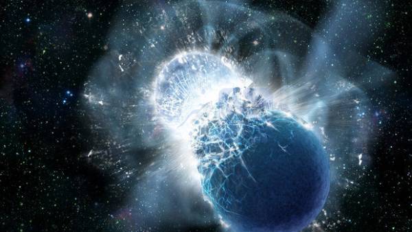 🔺 پایان حیات روی زمین با برخورد دو ستاره نوترونی/ عکس